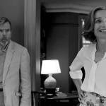 A slimmed-down Timothy Spall plays Kristin Scott Thomas boozy husband in The Party, which was shot in black and white. (Picturehouse Cinemas)