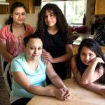 Bernarda Pineda, of Marysville, was notified Feb. 20 that she was being deported to Honduras, a country she fled from 12 years ago in an attempt to escapeongoing violence, poverty and drug problems. Her daughters (from left), Sherly, 14, Stacey, 9, and Sheyla, 11, face an uncertain future without their mother,who is set to depart the U.S. on March 19. The girls will need to relocate to Chicago to live with their father. (Ian Terry / The Herald)