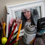 A picture of Bernarda Pinedas oldest daughter, Sherly, now 14, sits on a dresser at their home in Marysville. (Ian Terry / The Herald)