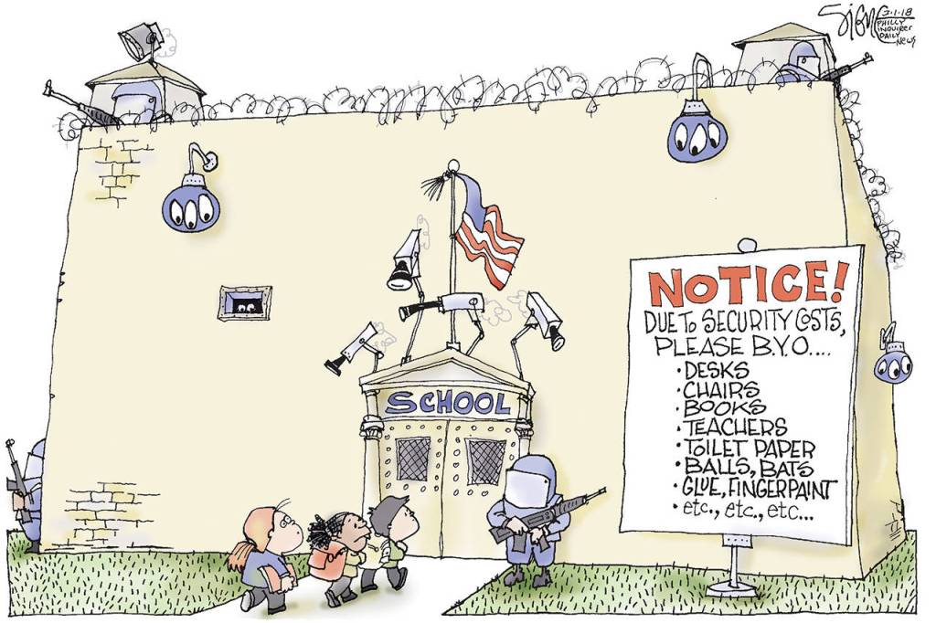 Editorial cartoons for Saturday, March 3
