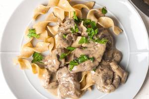 This stroganoff has had a makeover, but you’d never know it
