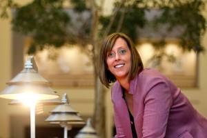 Abby Cooley, the Everett Public Librarys new director, is getting to know the community after taking on the role in November. (Dan Bates / The Herald)