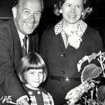 Helen Jackson (right) with her husband, Sen. Henry M. Scoop Jackson, and Anna Marie Jackson in May 1971. (Herald file)