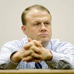Tim Eyman, shown her during a 2016 court hearing regarding the legality of an anti-tax measure, in King County Superior Court in Seattle, is mounting a court challenge against an attempt by the Legislature to amend and adopt an initiative that bypasses voters. (AP Photo/Elaine Thompson)