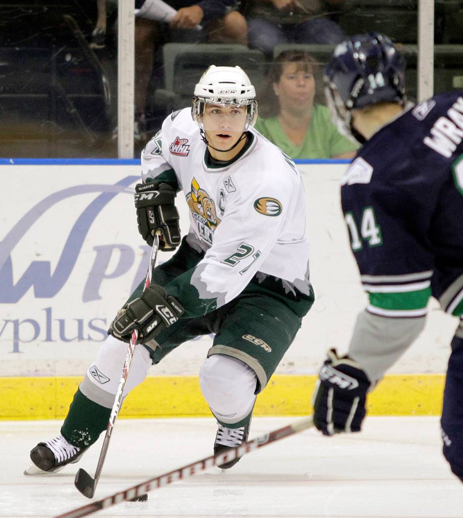 Ryan Murray (2009-12)                                Defenseman Ryan Murray played for the Everett Silvertips from 2009-12. (Jennifer Buchanan / The Herald)