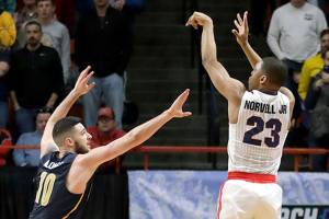 Gonzaga gets scare but wins in 1st round in NCAA Tournament