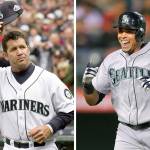 Edgar Martinez (left) and Nelson Cruz