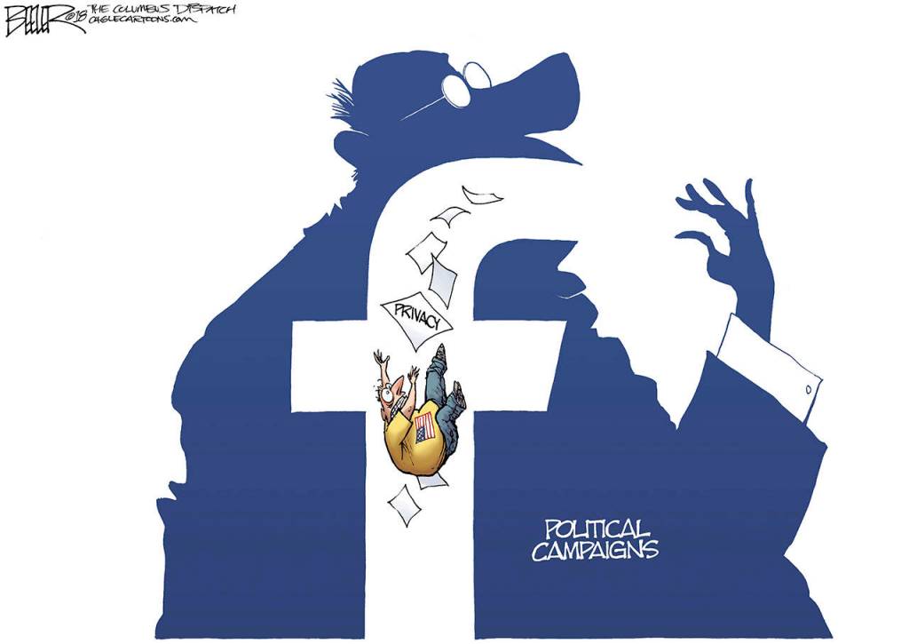 Editorial cartoons for Sunday, March 25