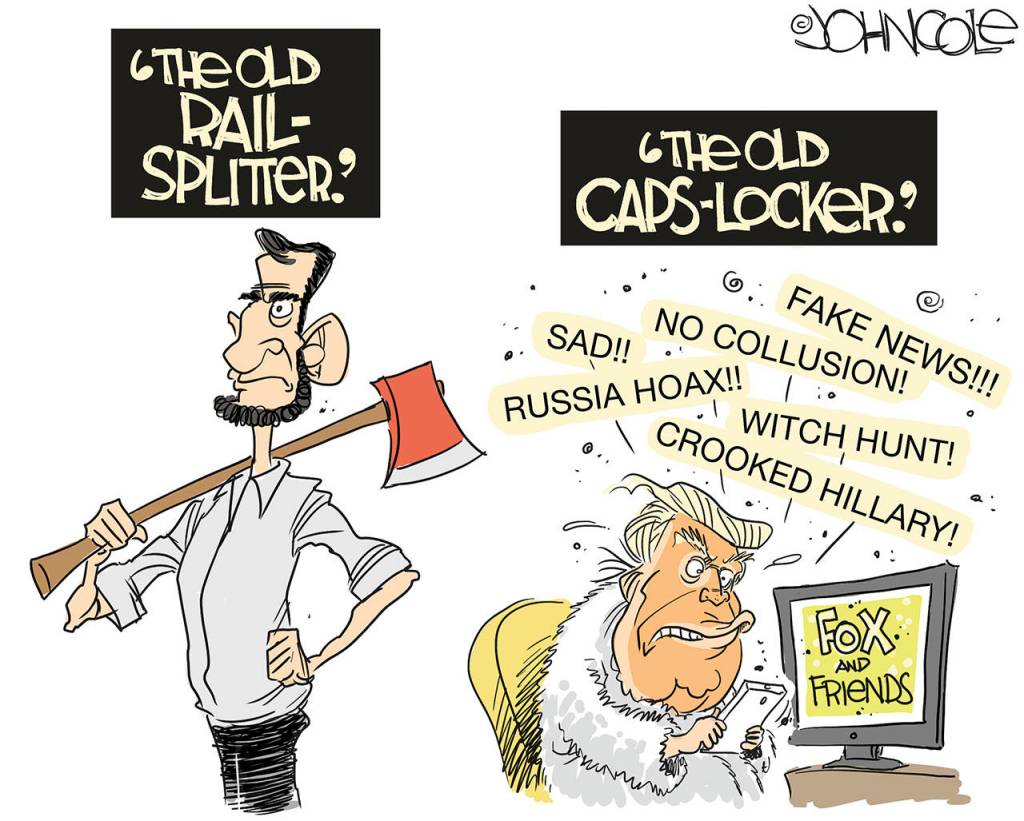 Editorial cartoons for Sunday, March 25
