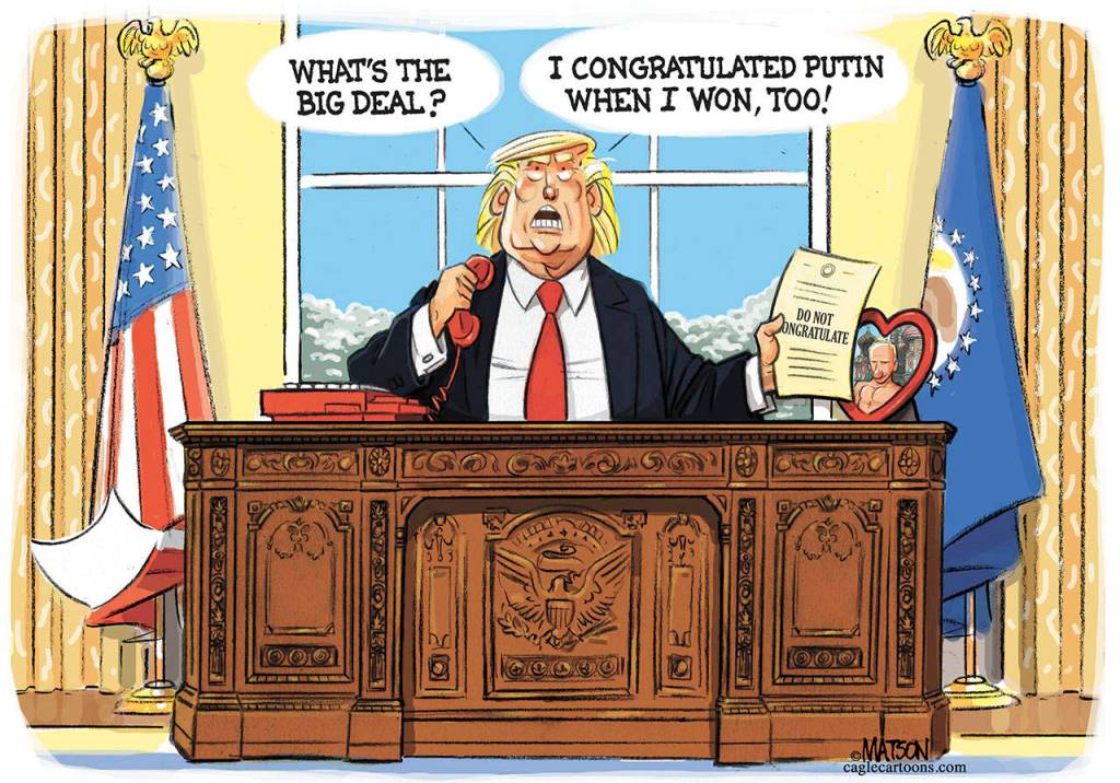 Editorial cartoons for Sunday, March 25