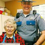 Trooper donates award to food bank
