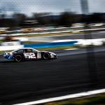 Practice takes place on a newly paved Evergreen Speedway race track in Monroe on March 24, 2018. Drivers expect faster races this upcoming season with the new track providing better grip. (Ian Terry / The Herald)