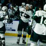 Hart, Silvertips blank T-birds 4-0 to win playoff series 4-1