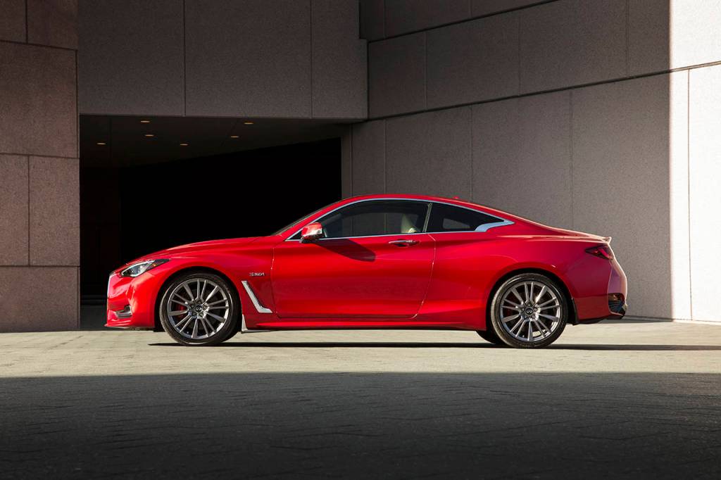 Three engines ranging in horsepower from 208 to 400 are available on the 2018 Infiniti Q60 sports coupe. (Manufacturer photo)