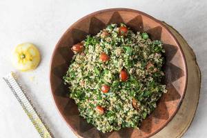 This whole-grain salad can be served warm or chilled