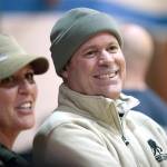 Ray Hancock helped bring coats to kids at Liberty Elementary in Marysville in 2013. He died earlier this month. (Mark Mulligan / Herald file)