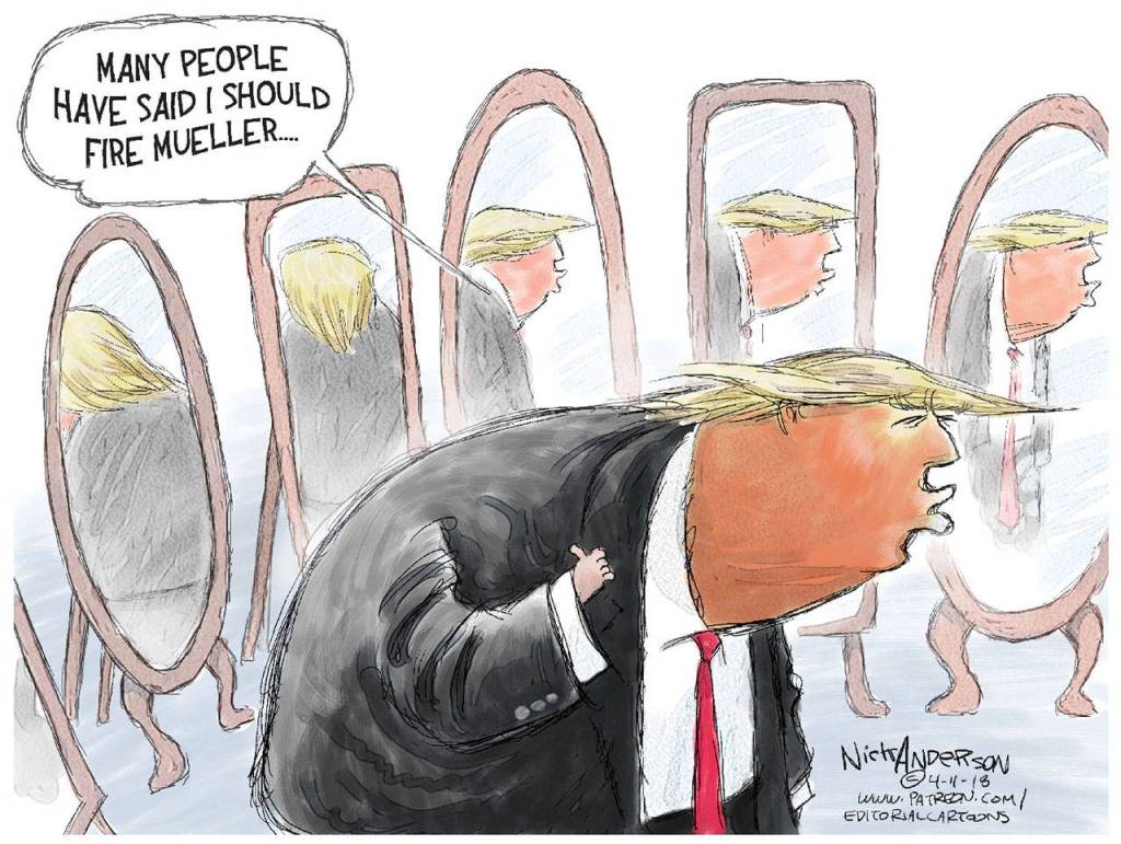 Editorial cartoons for Friday, April 13