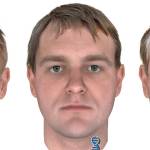 Possible likenesses of the killer of a young Vancouver Island couple based on DNA analysis. From left: age 25, age 45 and age 65 (Parabon NanoLabs)
