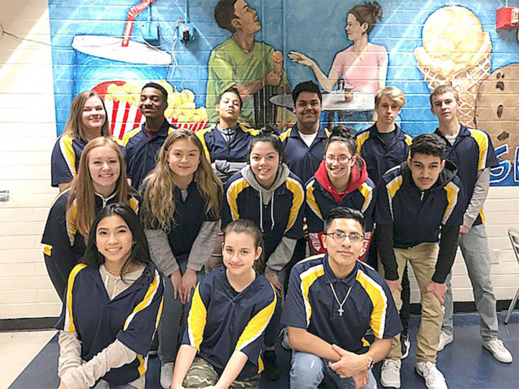The Mariner High School DECA team. (Contributed photo)