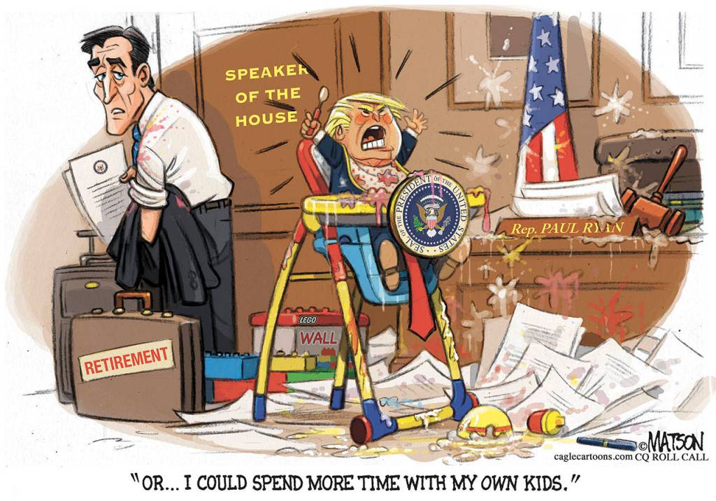 Editorial cartoons for Sunday, April 15