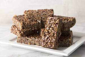 Crisped rice treats without the cloying marshmallow? Sweet