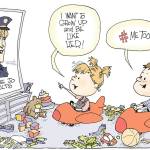 Editorial cartoons for Friday, April 20