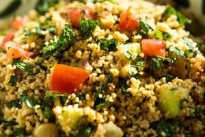 Ooh la la! A salad served at the table of French actress Brigitte Bardot