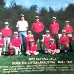 Brian Ouellette, at age 11, stands in the back row of a Mukilteo Little League team photo in fall 1997. Two spots to the right is coach George Safadago. Twenty-one years later, Ouellette would be a lead paramedic who helped save Safadagos life when he suffered a cardiac arrest. (Brian Ouellette)