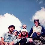 Bill Bates was 60 in this picture with his children on top of Logan Peak in the North Cascades. He is at right. With him are his daughter, now Liz Farrell, and sons Mac (left foreground), Stuart (front) and Andrew (back). The longtime editor and publisher of the Snohomish Tribune, who died April 24 at age 95, continued to trek into the mountains until age 87. (Bates family photo)