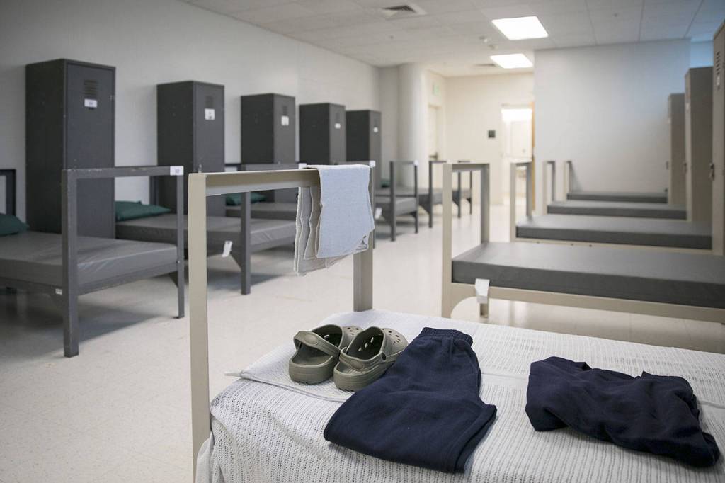 Inside the new Snohomish County Diversion Center set to open later this month. (Lizz Giordano / The Daily Herald)