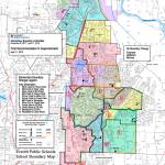 This map shows proposed boundary changes for Everett elementary schools. The changes would take effect in fall 2019, when the districts 18th elementary is set to open. (Everett School District)