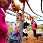 Hawthorne Elementary School kids in Everett play during recess in 2015. (Dan Bates / The Herald, file)