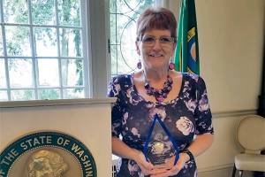 Marysville Community Food Bank volunteer honored