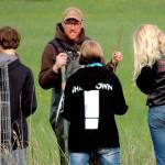 Post Middle School students plant trees for Earth Day
