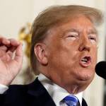 Trump declares US is leaving a ‘horrible’ Iran nuclear accord