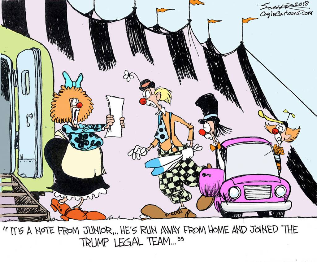 Editorial cartoons for Wednesday, May 9