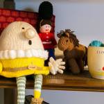 Sample of Kim Paynes knitting dot her knitting room at her home in Everett on May 13, 2018. (Kevin Clark / The Herald)