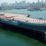 China’s first home-built aircraft carrier begins sea trials