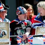 Royal fans wait to watch a rehearsal of the royal wedding in Windsor, England, on Thursday. (Frank Augstein / Associated Press)
