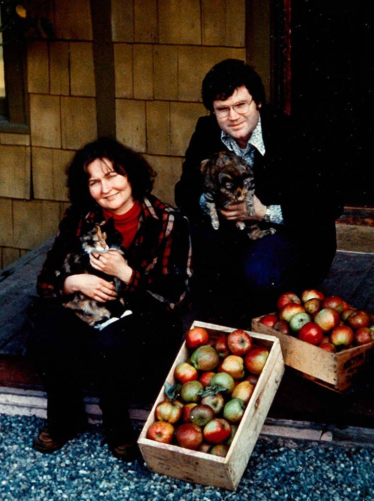David Dilgard and Margaret Riddle in 1978, the year after they started working at the Everett Public Library