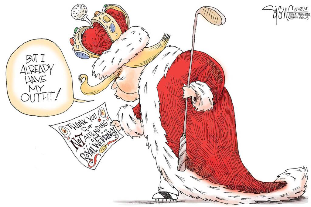 Editorial cartoons for Monday, May 21