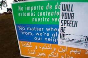 In Everett, hateful signs of the times