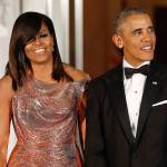 President Barack Obama and first lady Michelle Obama are seen at a State Dinner at the White House in 2016. (AP Photo/Pablo Martinez Monsivais)