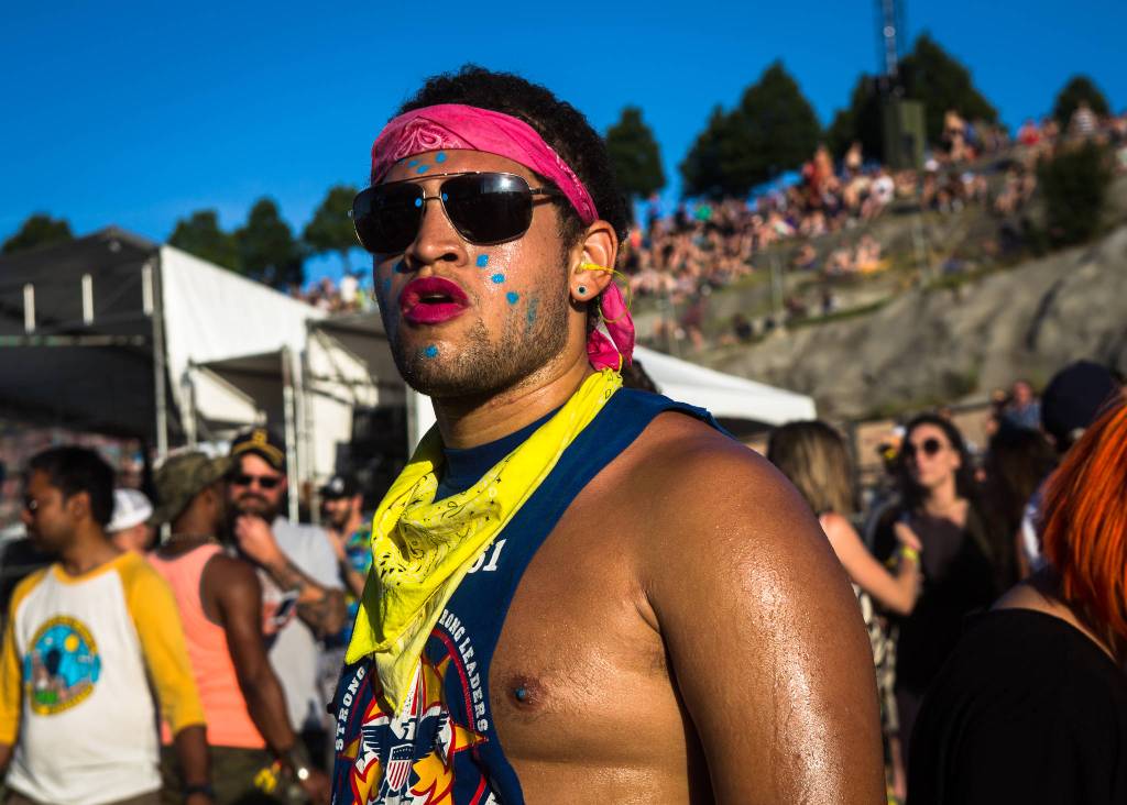 A festivalgoer at the mainstage during day two of the annual Sasquatch! music festival on May 27, 2017 in George. (Daniella Beccaria / For the Herald)
