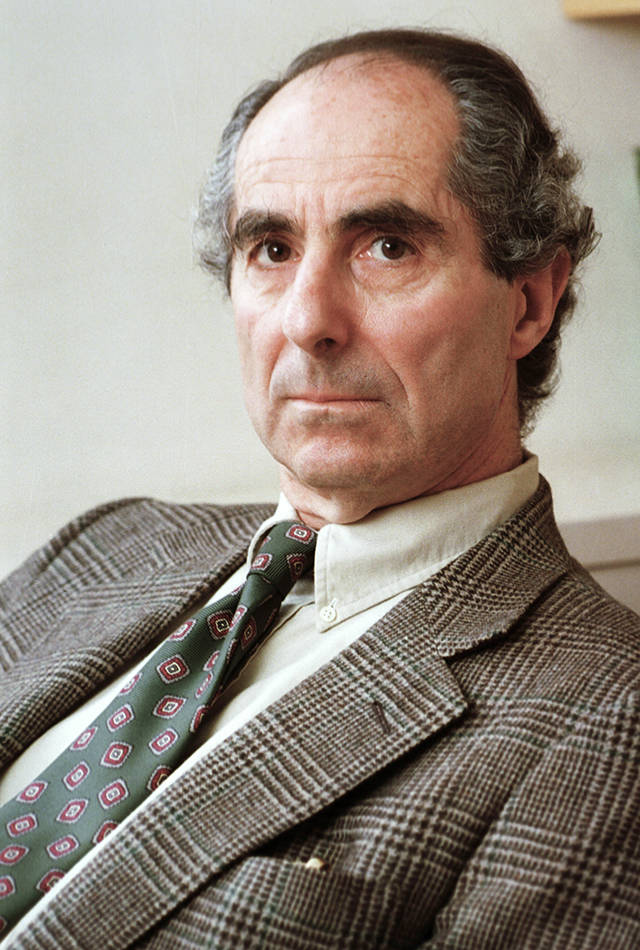 In this 1993 photo, author Philip Roth is seen during an interview promoting his new book Operation Shylock: A Confession, in New York. (AP Photo, File)