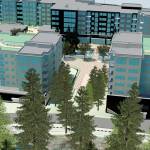 Leaders in the city of more than 21,000 people have been promoting denser development. (Veer Architecture, PLLC)