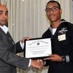 USS Kidd sailors honored at Navy League reception