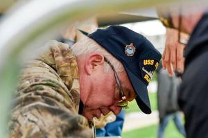 Community service performed in honor of fallen Marine