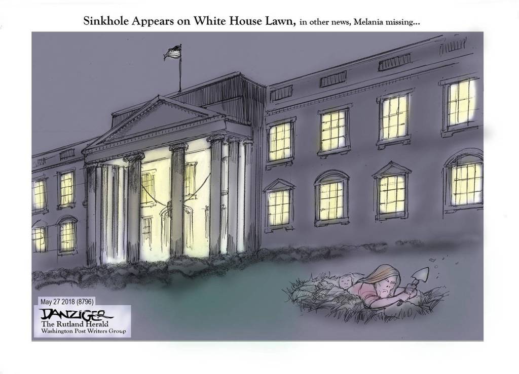 Editorial cartoons for Wednesday, May 30