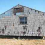 This is the exterior of a building at Minidoka National Historic Site where thousands of people of Japanese ancestry were in custody of the War Relocation Authority during World War II in southern Idaho. After the war, many of the 600 buildings were allocated to veterans and the land was homesteaded. What remained was salvaged by locals for their farmhouses and barns. (Glen Watanabe)